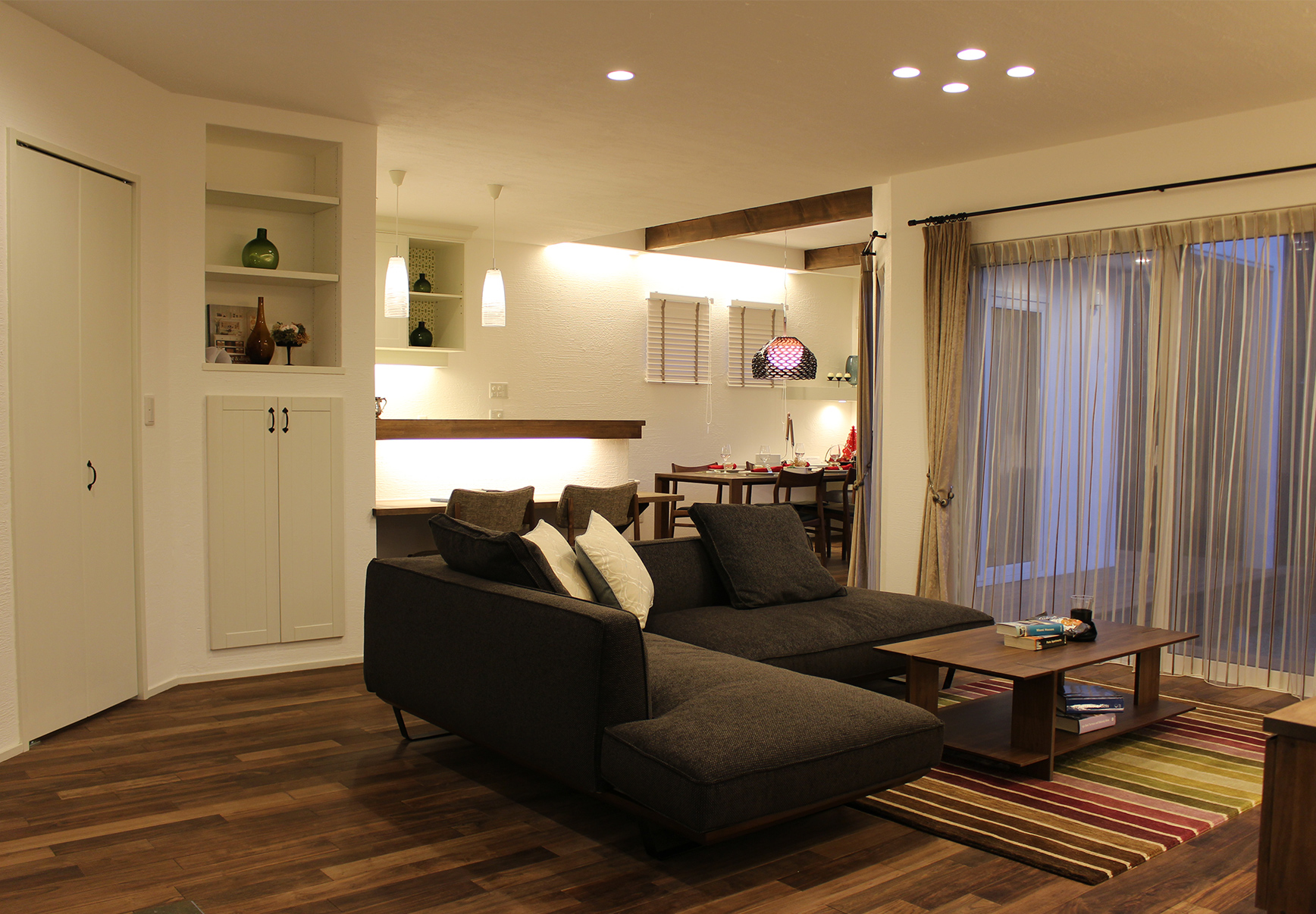 フルコーディネートされた心地よい空間1