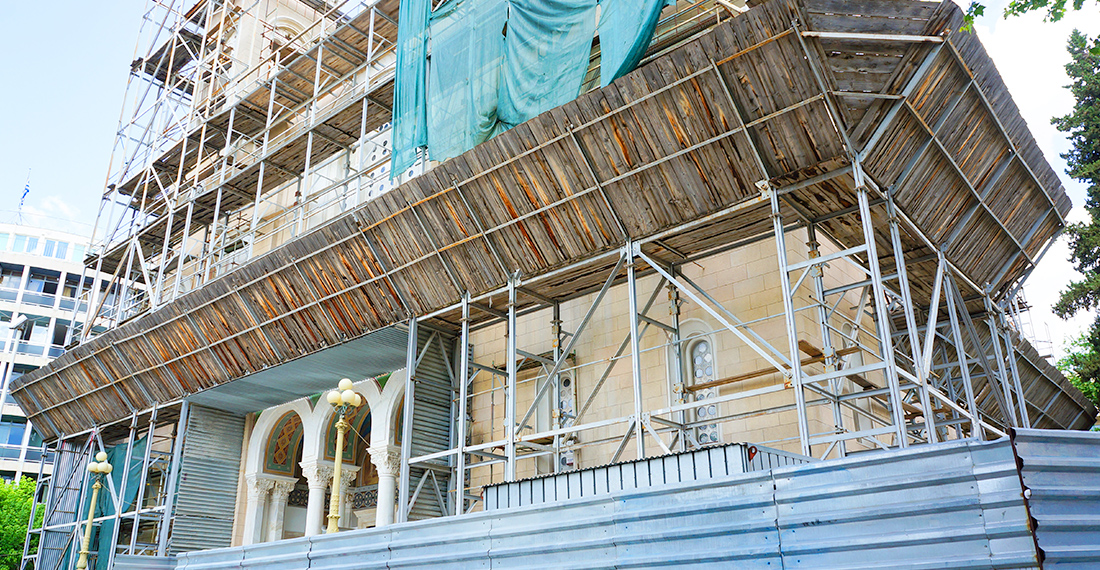 写真：外装・ファサード工事